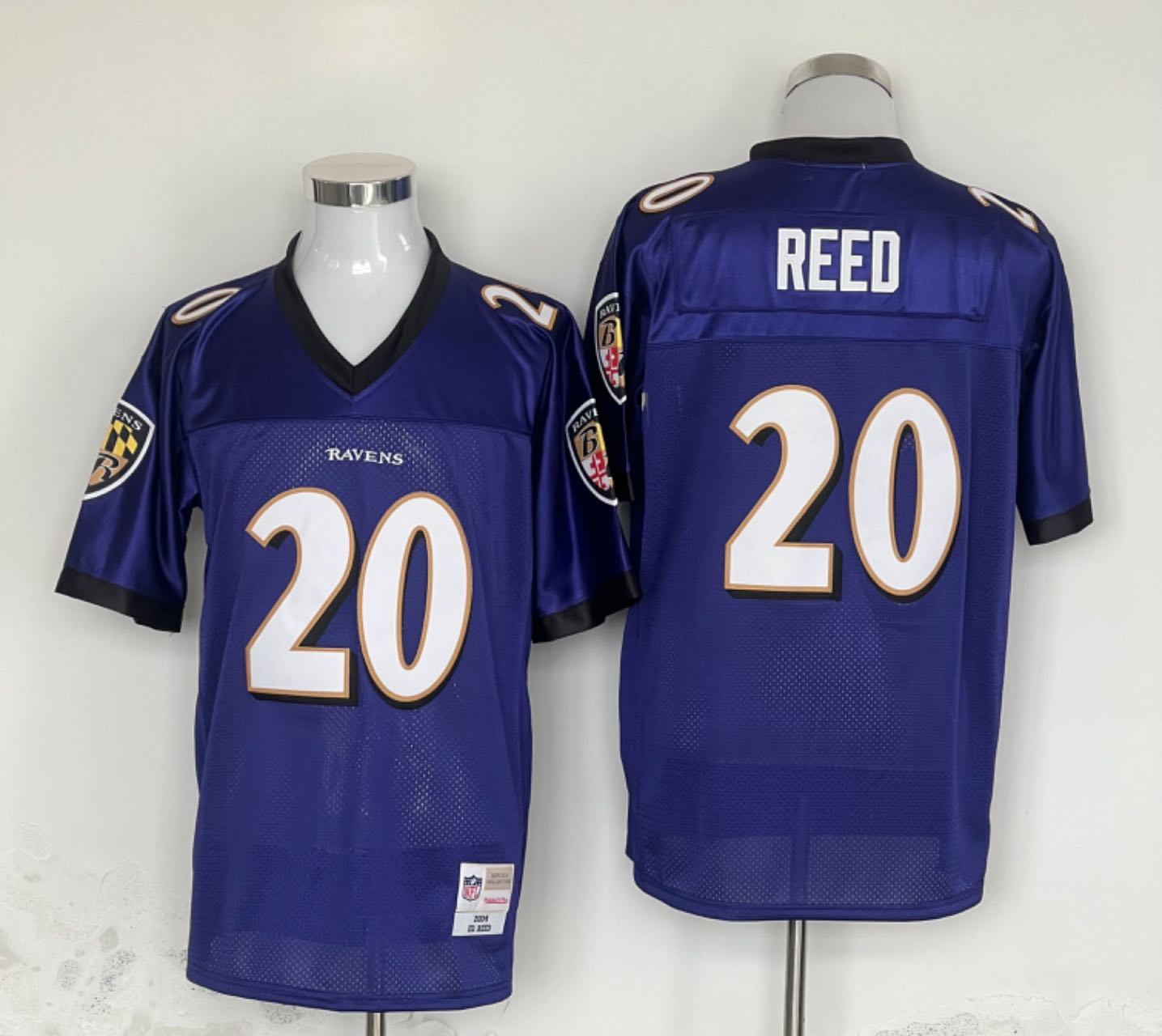 Men's Baltimore Ravens Ed Reed Mitchell & Ness Purple Legacy Jersey